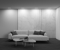 Встраиваемый светильник Basis 3000K-6000K 20Вт 115°, DL066-20W3-6K-TRS-W