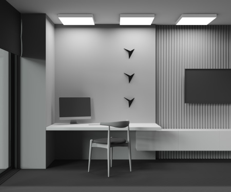 Потолочный светильник Zon 4000K 90W 120°, C032CL-90W4K-SQ-W