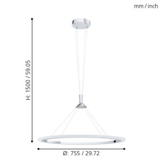 Подвесной светодиодный светильник Eglo Hornitos-C 98427