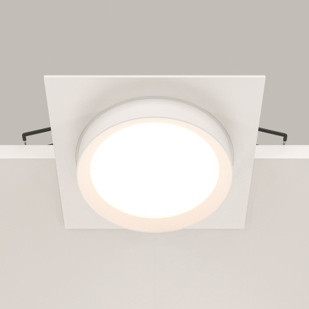 Встраиваемый светильник Hoop GX53 1x15Вт DL086-GX53-SQ-W