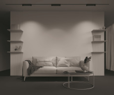 Трековый светильник Points Unity 3000K 10Вт 36°, TR010-1-10W3K-M-B