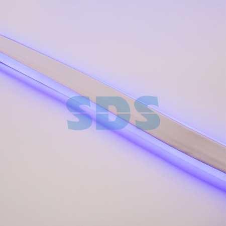 Гибкий неон LED SMD 8х16 мм,  двухсторонний,  синий,  120 LED/м,  бухта 100 м
