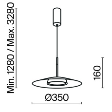 Подвесной светильник El 3000К 12Вт, MOD041PL-L15B3K1