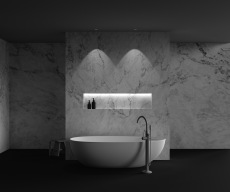 Встраиваемый светильник Dip 2700K 10Вт 50°, DL115-10W-2.7K-W