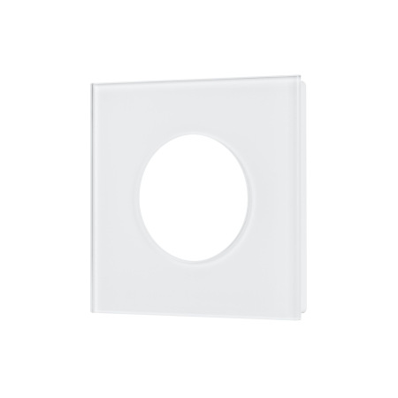 Рамка стеклянная FRM-GLARE-GC-1-WH (Arlight, -)