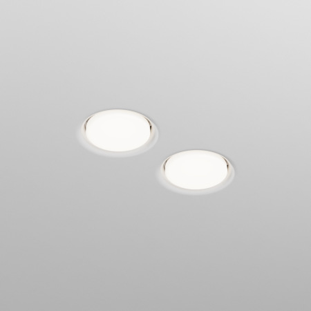 Встраиваемый светильник Intro для натяжного(ПВХ) потолка GX53 1x15Вт, DL019-GX53-W