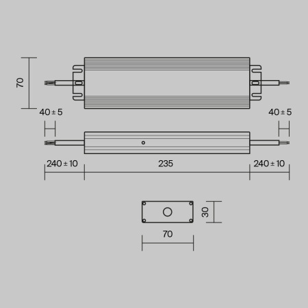 Блок питания 48В 150Вт IP67 PSL008, PSL008-150W-48V-IP67