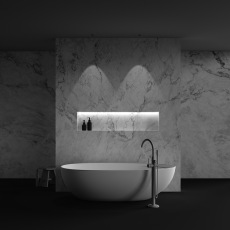 Встраиваемый светильник Dip 2700K 10Вт 50°, DL120-10W-2.7K-TRS-B