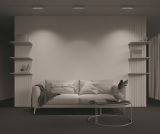 Трековый светильник Points Unity 3000K 10Вт 36°, TR010-1-10W3K-M-W