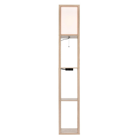 8091/1F COMFI LN25 дерево/белый, дерево/текстиль Торшер Е27 1*60W 220V PRACTIC