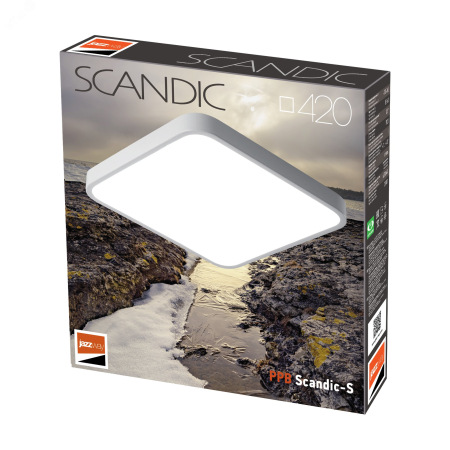 Светильник светодиодный потолочный PPB Scandic-S 54w 4000K GR IP20, 5037274