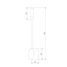 Бра Elektrostandard Bard 40117/Led белый 4690389184178