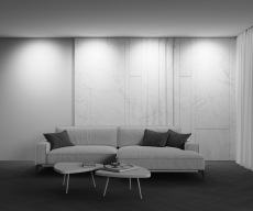 Встраиваемый светильник Parete 2700K-4000K 12Вт 70°, DL100-12W2.7-3-4K-W