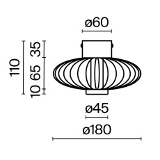 Настенный светильник (бра) Amulet 3000К 3Вт, MOD555WL-L3G3K