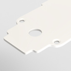 Заглушка торцевая 1шт S35 встраиваемый белый, TRA004EC-22W