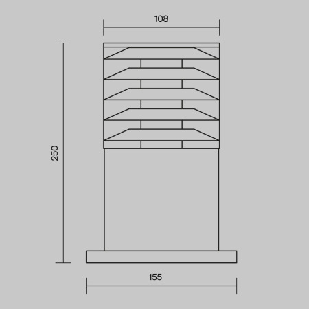 Ландшафтный светильник Bronx E27х1 60Вт IP 54, O576FL-01GR