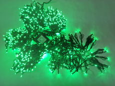 LED-PLS-200*5-20M*5-24V-G/BL-F(G) Flash LED гирлянда Спайдер 5*20м 24V, зеленые LED/черный провод