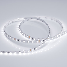 Светодиодная лента RT 2-5000 24V White6000 5mm 2x (3528, 600 LED, LUX) (Arlight, 9.6 Вт/м, IP20) 015651(B)