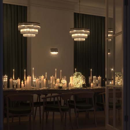 Подвесная люстра Maytoni Colonne MOD093PL-13BS