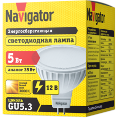 Светодиодная лампа NLL-MR16-5-12-3K-GU5.3