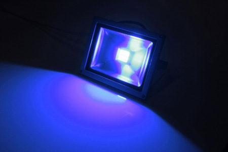 фото NEW TGC-20-FT-NA-B LED прожектор синий,1LED-20W,220V