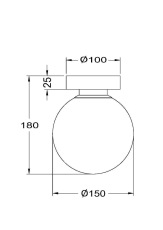 Настенный светильник (бра) Basic form E14х1 40Вт MOD321WL-01W