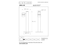 Уличный светодиодный светильник Lucide Arne-Led 14867/49/30
