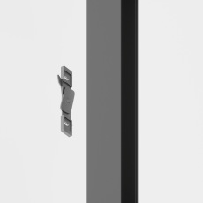 Фиксатор для накладного монтажа Gravity серый, TRA004HS-21S