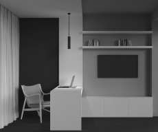 Подвесной светильник Focus Design GU10 1x10Вт, P038PL-01B