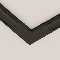 Конектор питания угловой Radity черный, TRA084CL-11B