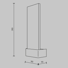 Настенный светильник (бра) Ornate 3000К 2Вт, MOD318WL-L3CH3K