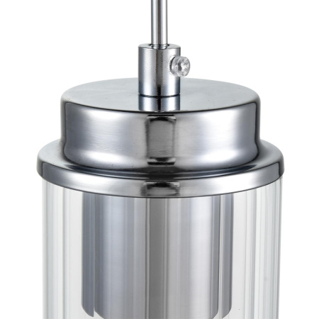 8102/1A COMFI LN25 хром/прозрачный металл/металл Подвес Е14 1*40W 220V ISHA