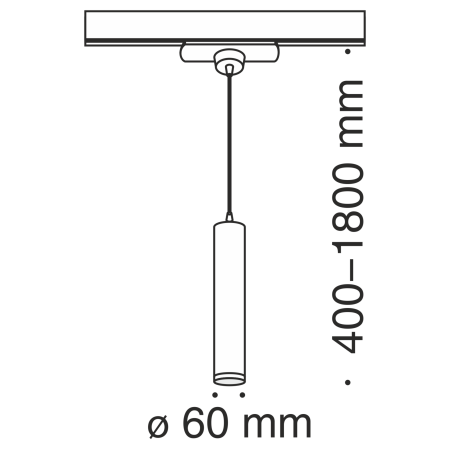 Трековый светильник Track lamps Unity 1xGU10 50Вт, TR008-1-GU10-W