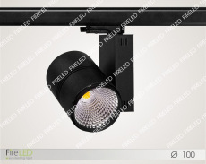 Трековый светодиодный светильник 220 Вольт, 32 Ватт, IP20, FLED-TL 067-32-4000К