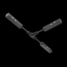 Коннектор питания Т-образный Exility черный TRA034CWT-42B