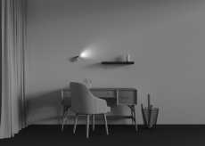 Настенный светильник (бра) Twist 3000K 3Вт IP20, C081WL-L3WBS3K