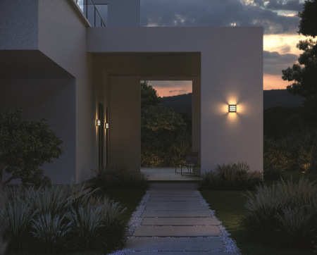 Настенный светильник (бра) Downing Street 3000К 10Вт IP 65, O020WL-L10B4K