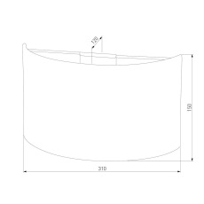 Настенный светильник TK Lighting 3321 Rondo Graphite