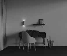 Настенный светильник Artisan GU10 2x10Вт, C080WL-02-GU10-MG