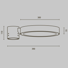 Парковый светильник Outdoor O472H-L50GF3K
