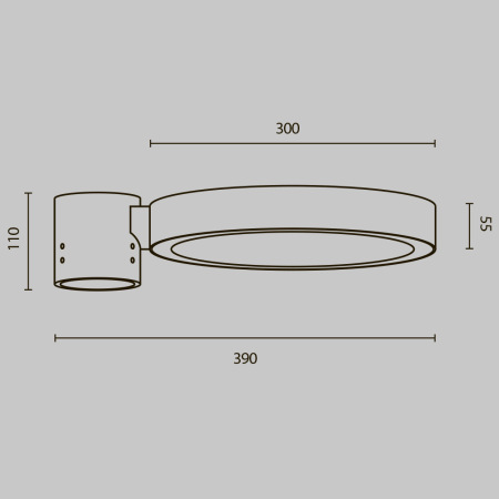 Парковый светильник Outdoor O472H-L50GF3K
