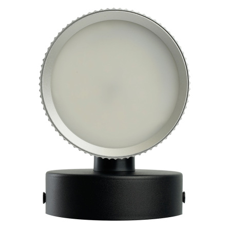Светильник настенный Feron HL4580 ARIA 12W, 230V,GX53, серебро + черный IP20
