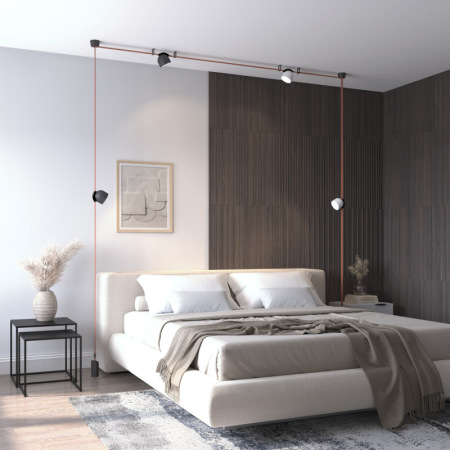 Трековый светильник BELTY SPOT DK5542-WH+BK