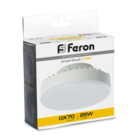 Лампа светодиодная Feron LB-474 GX70 25W 2700K