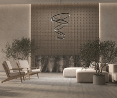 Подвесной светильник Rim 3000-4000К 174Вт, MOD058PL-L200BK