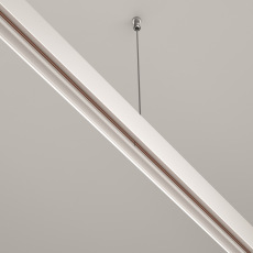 Коннектор прямой Exility накладной белый, TRA034C-21W