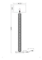 Торшер Maytoni Talento DIA008FL-01CH