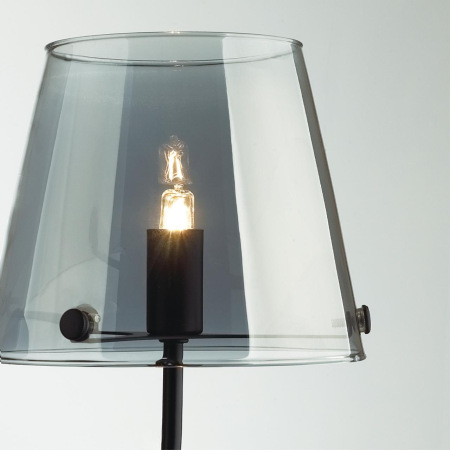 6570/1W MODERNI LN25 черный/дымчатый/металл/стекло Бра G9 1*20W 220V SMOKY