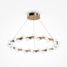 Подвесная светодиодная люстра Maytoni Tessara MOD081PL-L60G3K