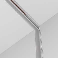 Коннектор угловой внутренний Exility встраиваемый под ГКЛ 9,5мм, белый, TRA034CL-42W